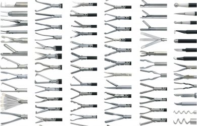 Образовательный центр WETLAB | Various working parts of the endoscopic surgical instrument